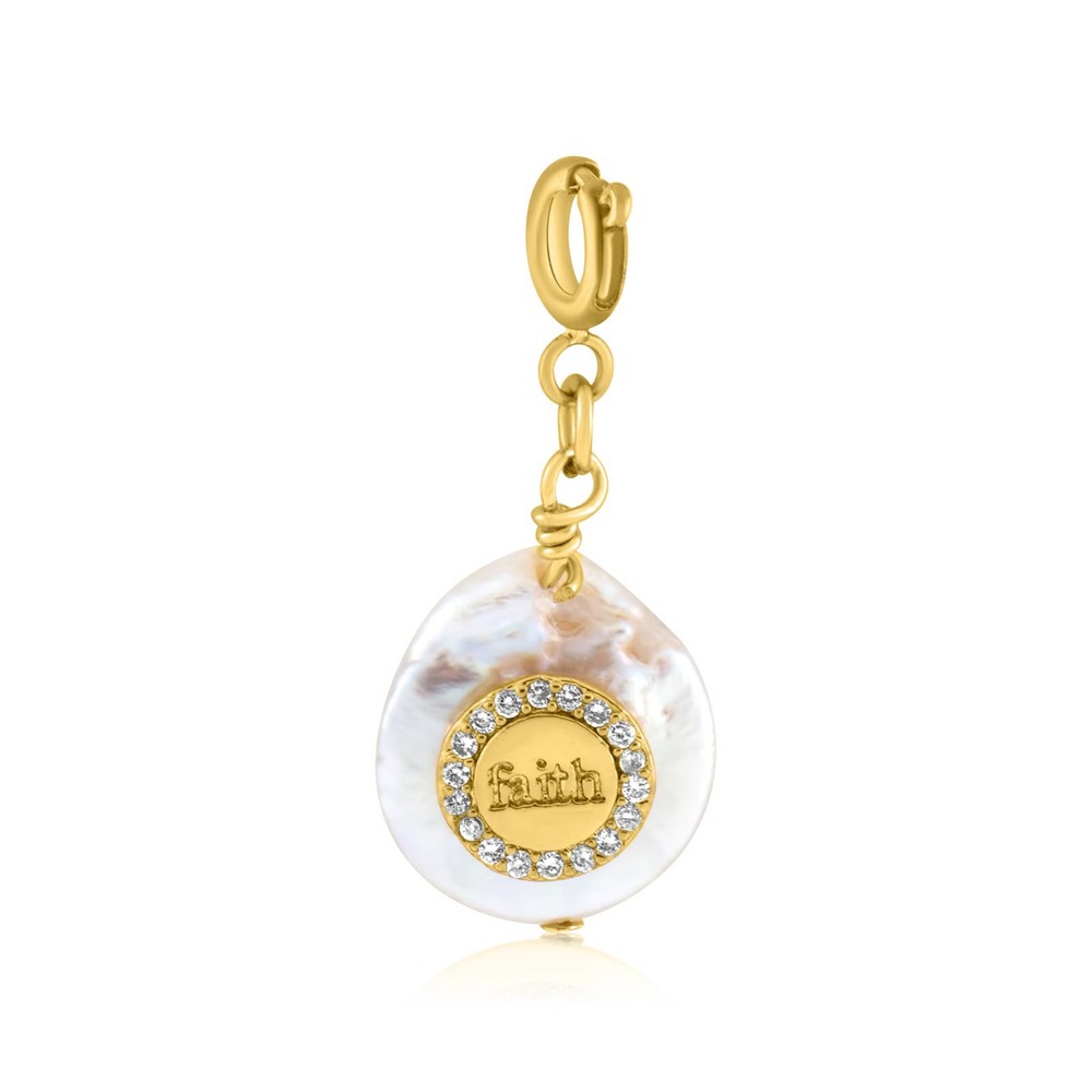 Freshwater Pearl Charm | Pearl Faith Charm